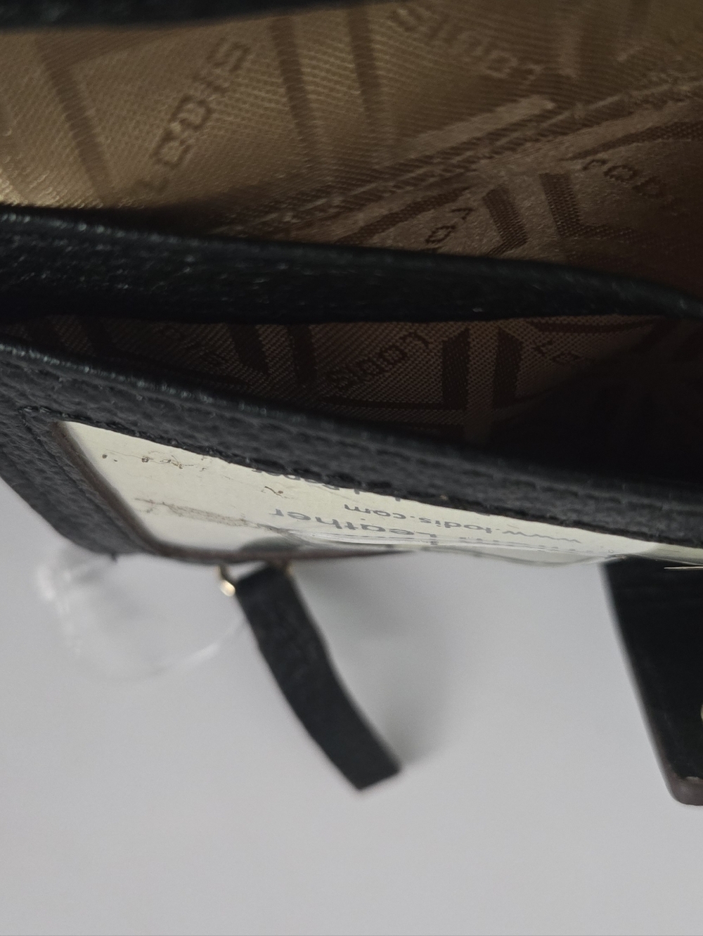 Lodis Black Pebble Leather Wallet RFID Zip Around Bifold Card Holder Classic - Picture 8 of 11